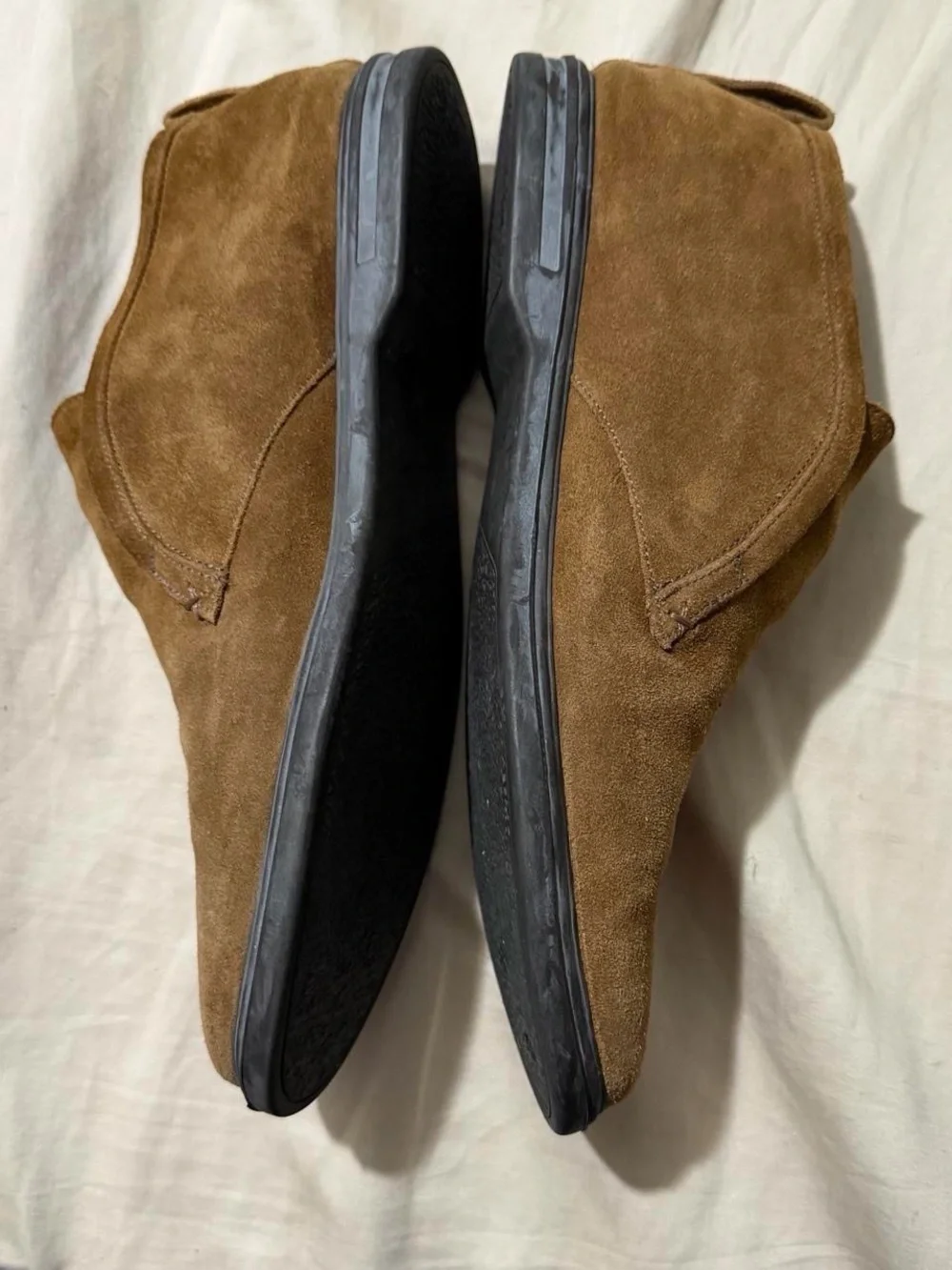 Men’s Peter Millar Excursionist Brown Suede Slip On Chukka Loafers Size 8.5